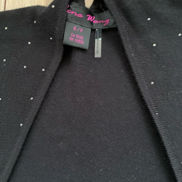 EUC Christmas holiday Sparkly knit cape cardigan - Picture 4 of 9